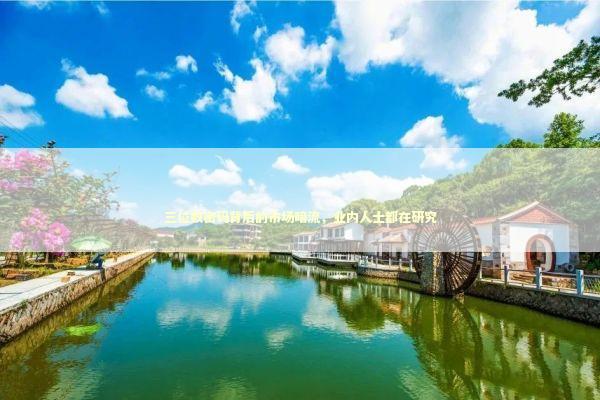 三位数密码背后的市场暗流，业内人士都在研究 新闻